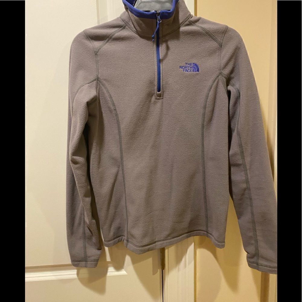 The North Face Glacier 14 Zip Fleece Womens Grey